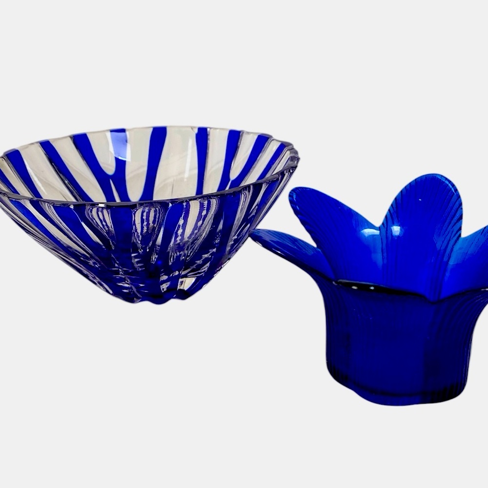Blue glass SET